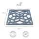 image 2 of Zeal Square Silicone Heritage Trivet, 18cm, Provence Blue
