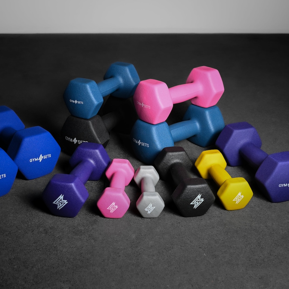 image 1 of GYM SETS Neoprene Dumbbell Pairs | 2x 3kg (Pair)