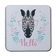 image 1 of Hello Zebra (Coaster)