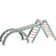 image 1 of Tutti Bambini Scala Montessori 3 in 1 Pikler Climbing Frame with Climbing Wall - Ocean Stone