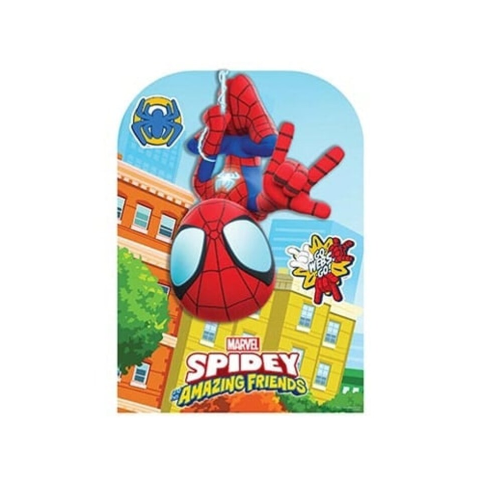 image 1 of Spidey Spider-Man 3D Single Backdrop Cardboard Cutout 126cm