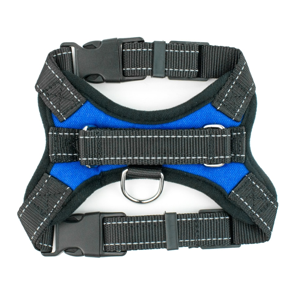 image 1 of KCT Extra Small Blue Padded Dog Harness Blue | XS