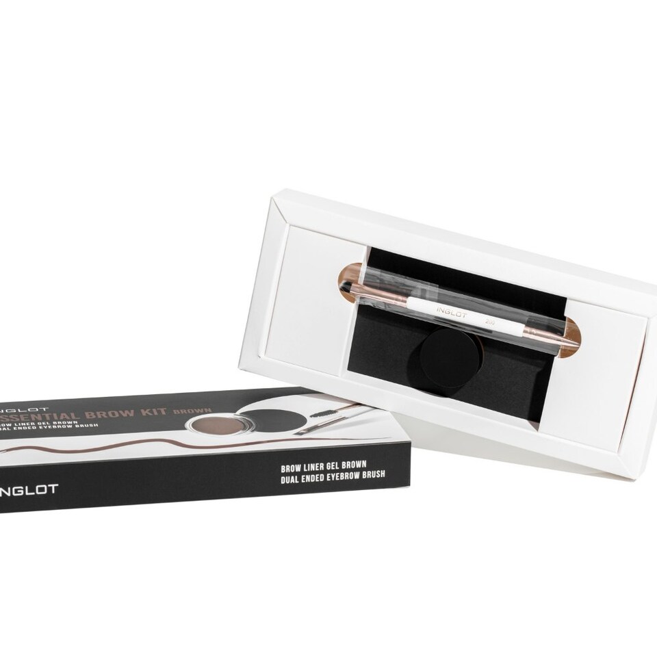 image 1 of Inglot Essential Brow Kit - Brown