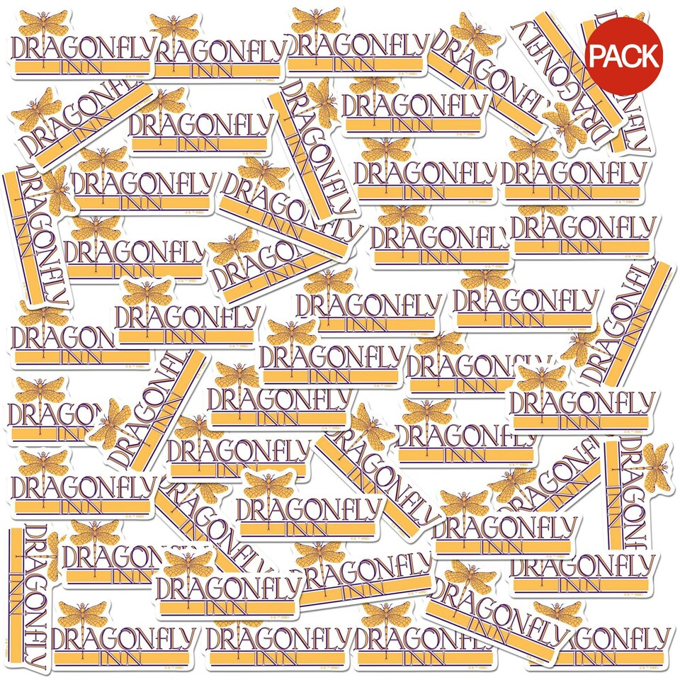 image 1 of Gilmore Girls Dragonfly Inn Stickers (Pack of 100) - Multicoloured - One Size