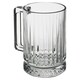image 5 of Queensway Home And Dining Glass Coffee Mugs 310ml | Clear | Clear | Set of 4 | 4