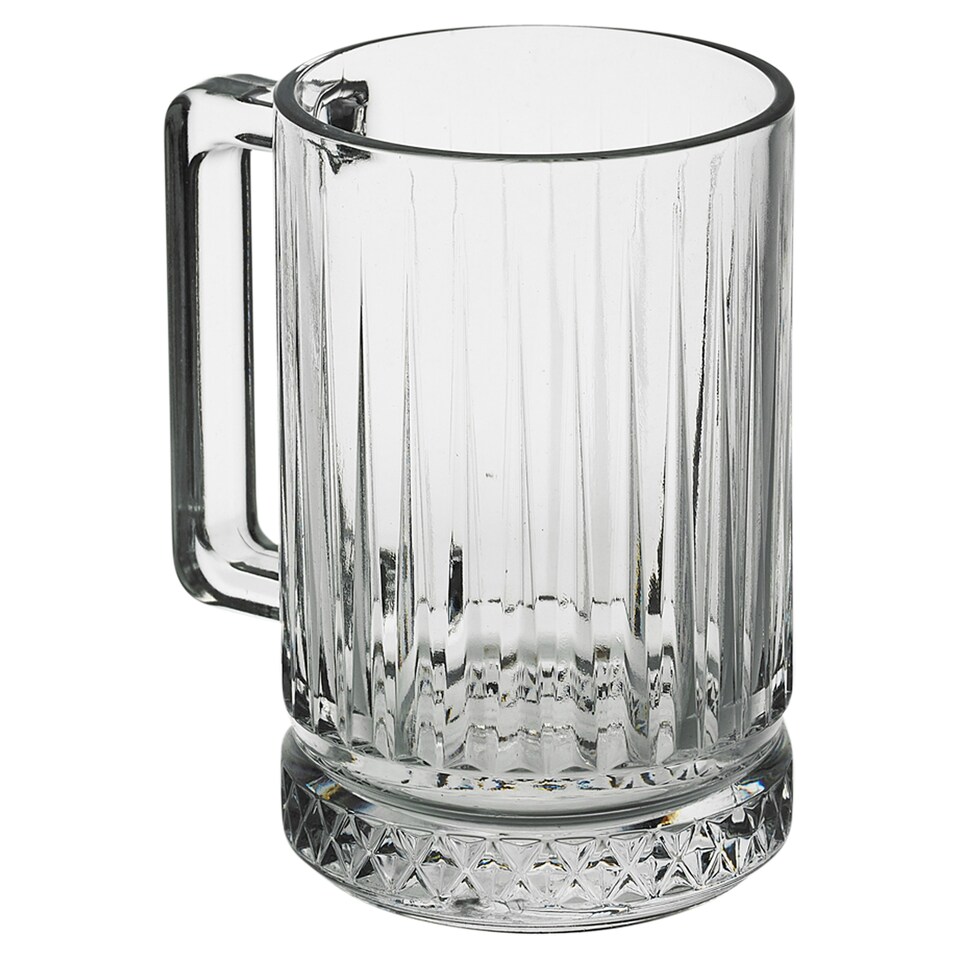 image 1 of Queensway Home And Dining Glass Coffee Mugs 310ml | Clear | Clear | Set of 4 | 4