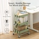 image 2 of Vonhaus Storage Trolley 3 Tier Bathroom & Kitchen Storage