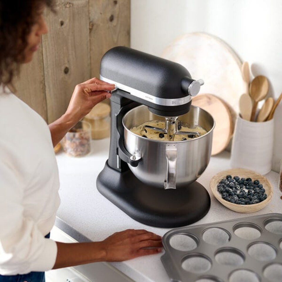 image 1 of KitchenAid Artisan Cast Iron Black 6.6L Bowl Lift Food Mixer