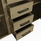 image 7 of Lowry 2 Door 4 Drawer Large Sideboard Driftwood Lacquered Solid Reclaimed Pine Brown