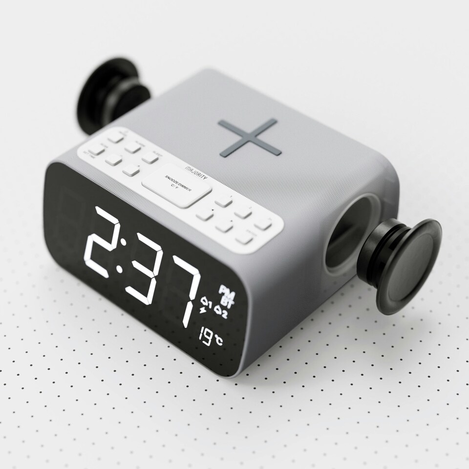 image 1 of Majority Darwin Alarm Radio Wireless Charging | FM Radio | 5.4 Bluetooth Connectivity