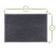 image 3 of Nicola Spring Heavy Duty Door Mat - 60 x 40cm - Welcome - Rubber Indoor Outdoor Floor Mat Dirt Trapper Rug Non Slip Doormat