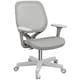 image 1 of Vinsetto Office Chair, 360 Degree Swivel Desk Chair with Wheels, Grey Grey