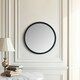 image 2 of Classic Round Contemporary Mirror Black Black | 60x60x2cm