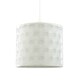 image 2 of Modern Geometric Pendant Lighting Shade with Inner White Cotton Drum Diffuser