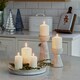 image 8 of Padstow White Wash Wooden Candle Holders 2 Pack N/A