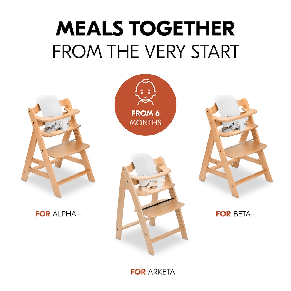 image 1 of hauck Highchair Baby Seat - White