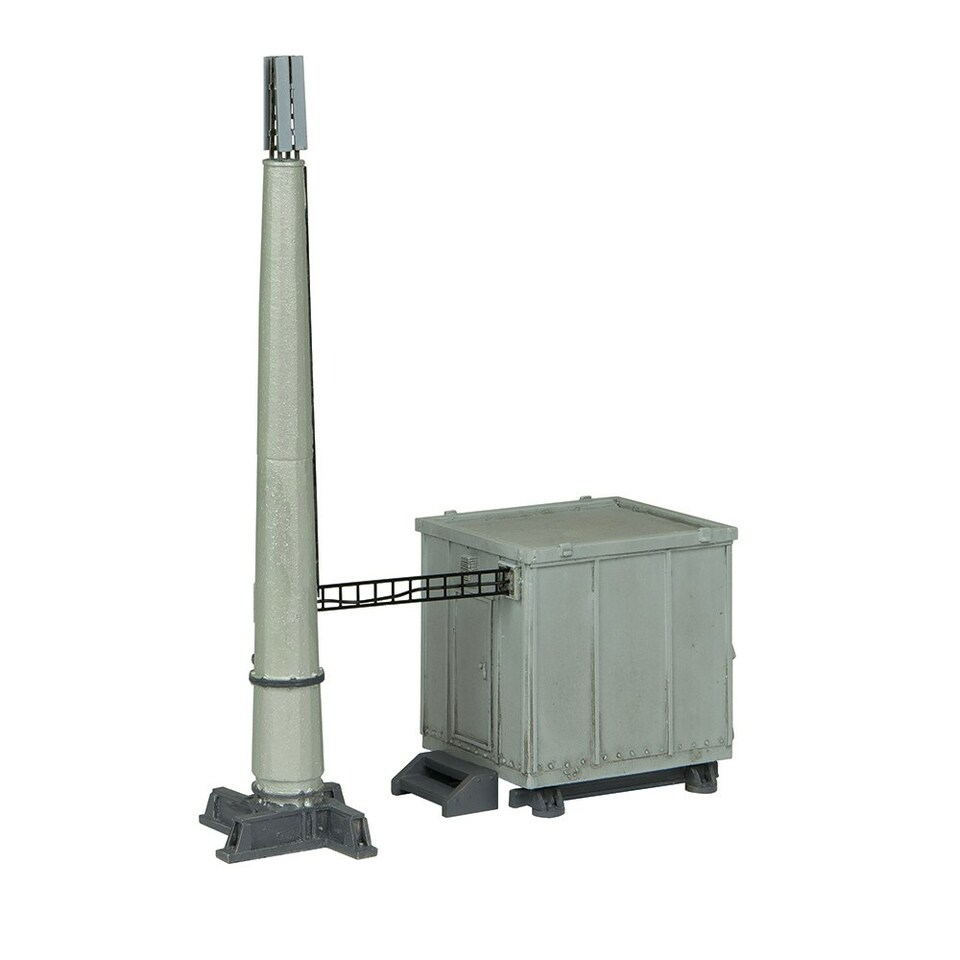 Bachmann Scenecraft GSM-r Telecom Cabin/Monopole (Pre-Built)
