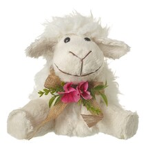 Heaven Sends Floral Sitting Sheep Easter Decoration
