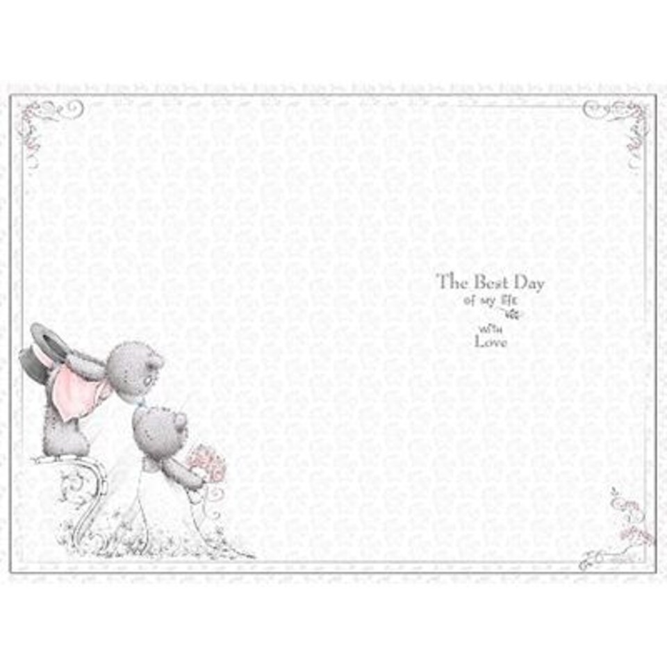 image 1 of Wife Wedding Cute Me to You Tatty Teddy Couple Greetings Card