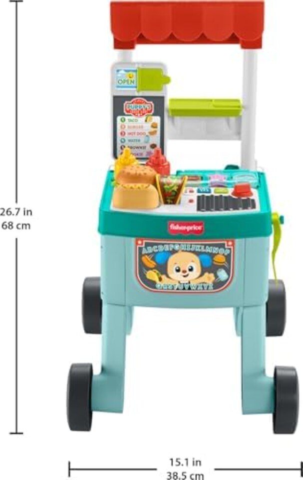 image 1 of Fisher Price Laugh And Learn 4 In 1 Snack Cart Walker