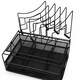 image 3 of Black Desk Storage Rack Drawer-style File Document Organizer
