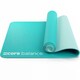 image 1 of TPE Yoga Mat with Strap (6mm Thick) - Green