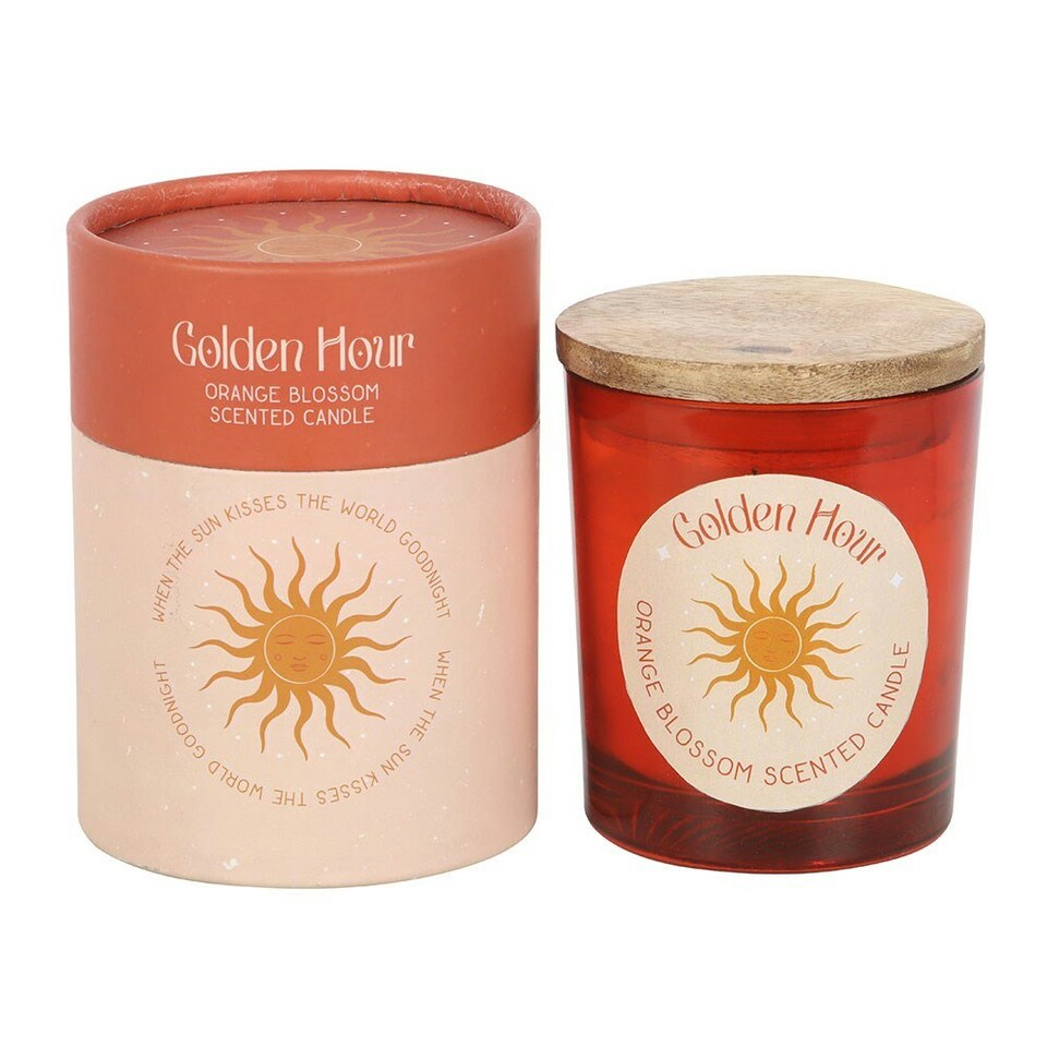 image 1 of Golden Hour Orange Blossom Jar Candle White