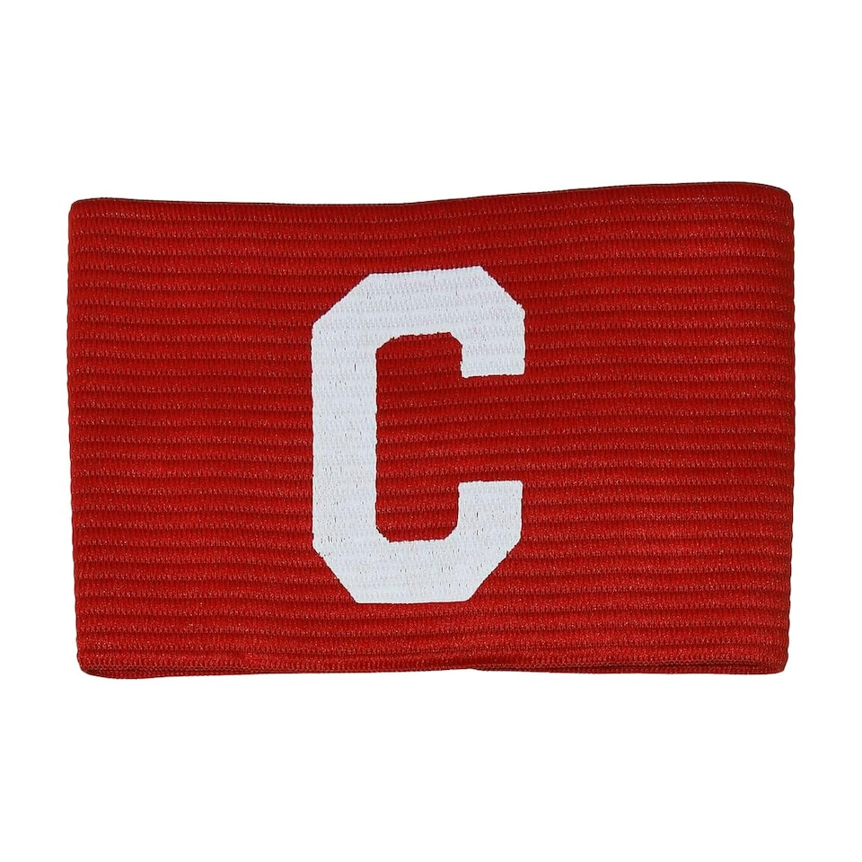 image 1 of Precision Unisex Adult Big C Captains Armband - Red - One Size