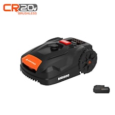 Yard Force Robotic Lawnmower 800m2 Large Garden with App Control CR20 Range | Black