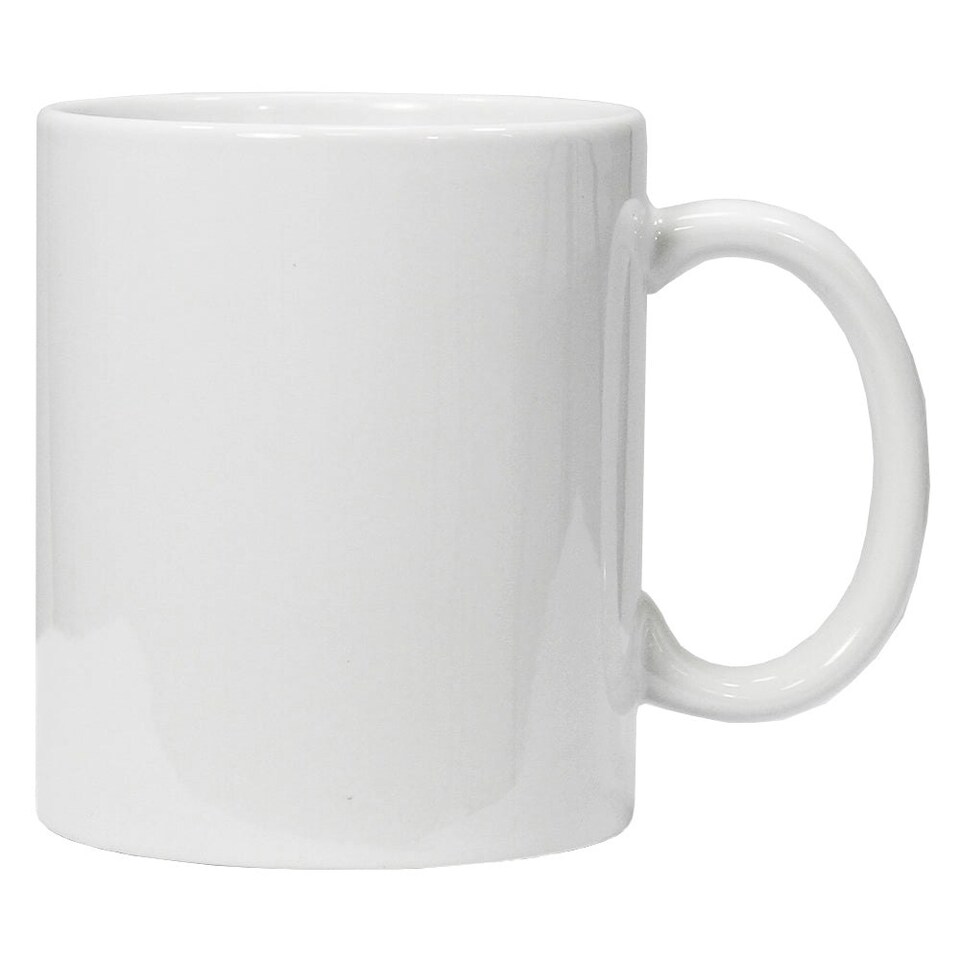 image 1 of 36 White Sublimation Mugs With Boxes & Heat Tape Roll White