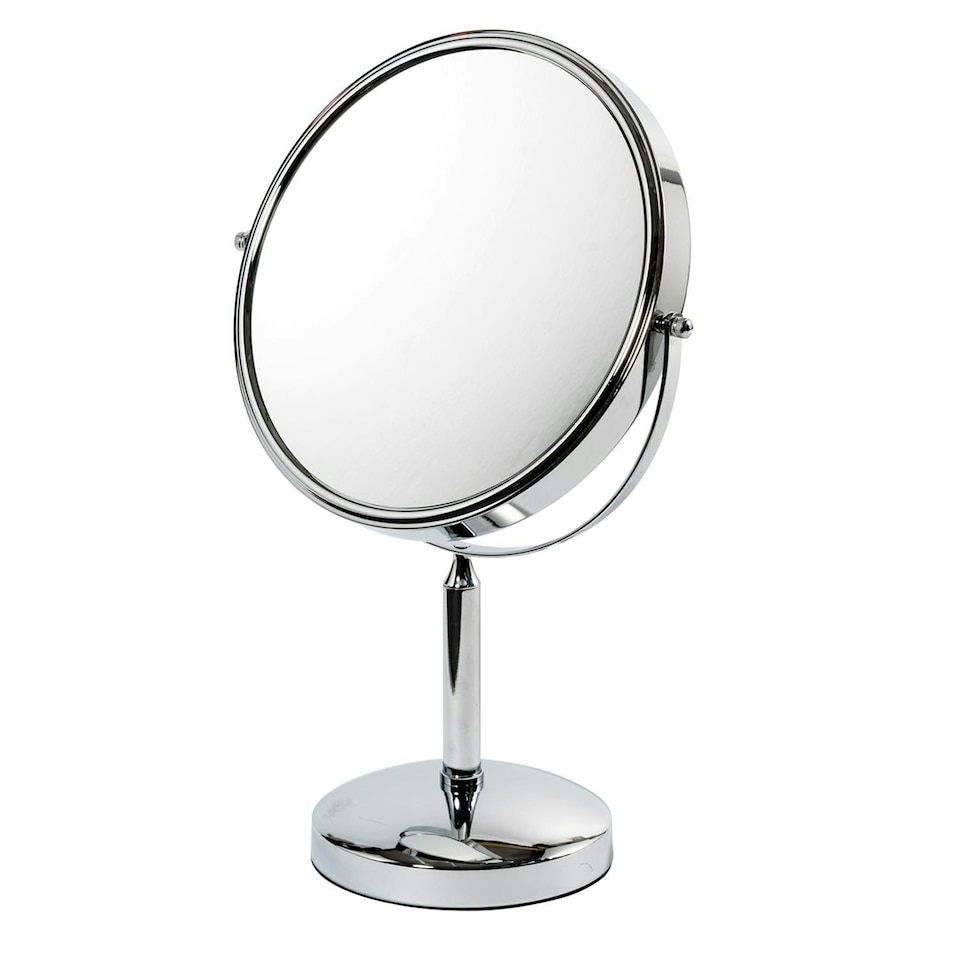 image 1 of Showerdrape Helios 3x Magnifying Chrome Makeup Vanity Mirror