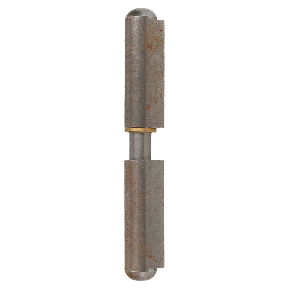 image 1 of 2 Pack Lift Off Bullet Hinge Weld On Brass Bush 16x120mm Heavy Duty Industrial Silver