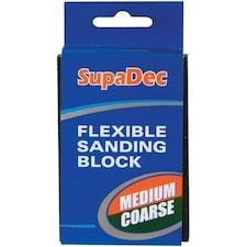 SupaDec Medium Sanding Block - Multicoloured - 13cm x 2.5cm x 7cm