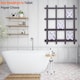 image 6 of NOVECRAFTO Tic Tac Toe Wall Mounted Toilet Paper Holder – Handmade Xs and Os Noughts and Crosses Toilet Roll Storage Rack