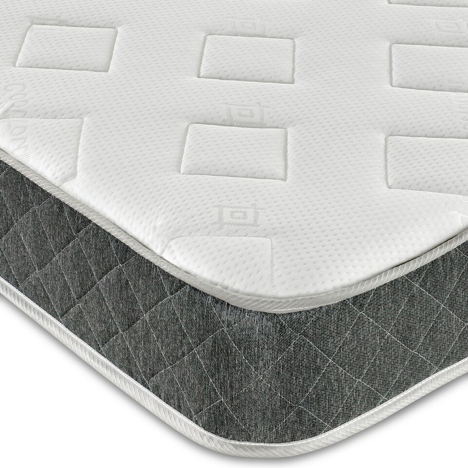 image 1 of Essentials Jump n Tac Hybrid Mattress - 7.5" Deep, Soft Feel | Grey | Small Single