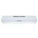 image 2 of SIA VSR60WH 60cm White Slimline Visor Cooker Hood Kitchen Extractor Fan