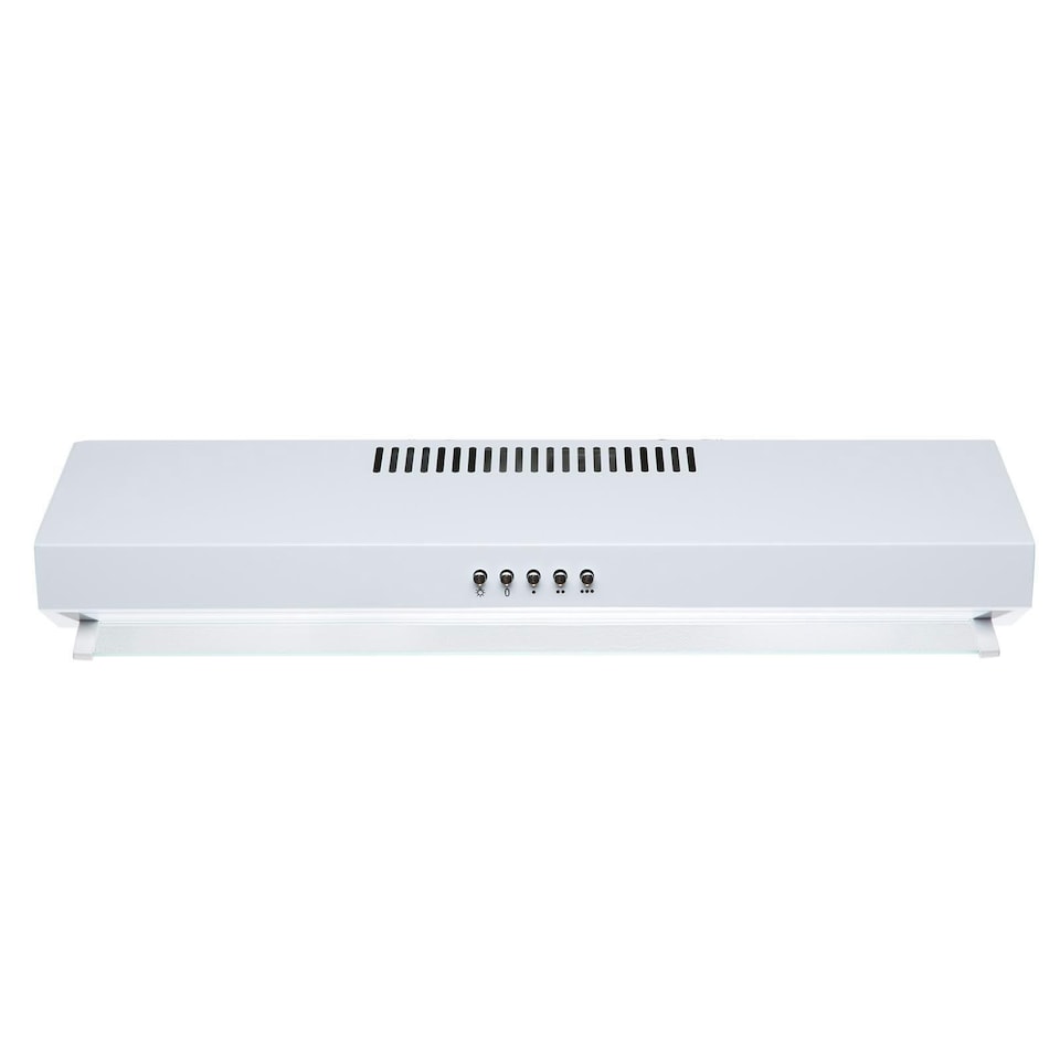 image 1 of SIA VSR60WH 60cm White Slimline Visor Cooker Hood Kitchen Extractor Fan
