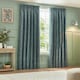 image 5 of Wylder Grantley Jacquard Wedgewood Pencil Pleat Curtains (W)168cm x (W)229cm | Multi