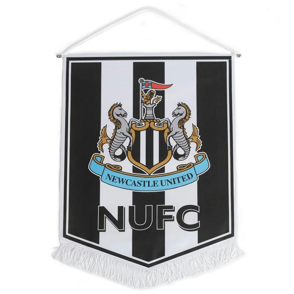 image 1 of Newcastle United FC Crest Pennant - White/Black/Grey - L