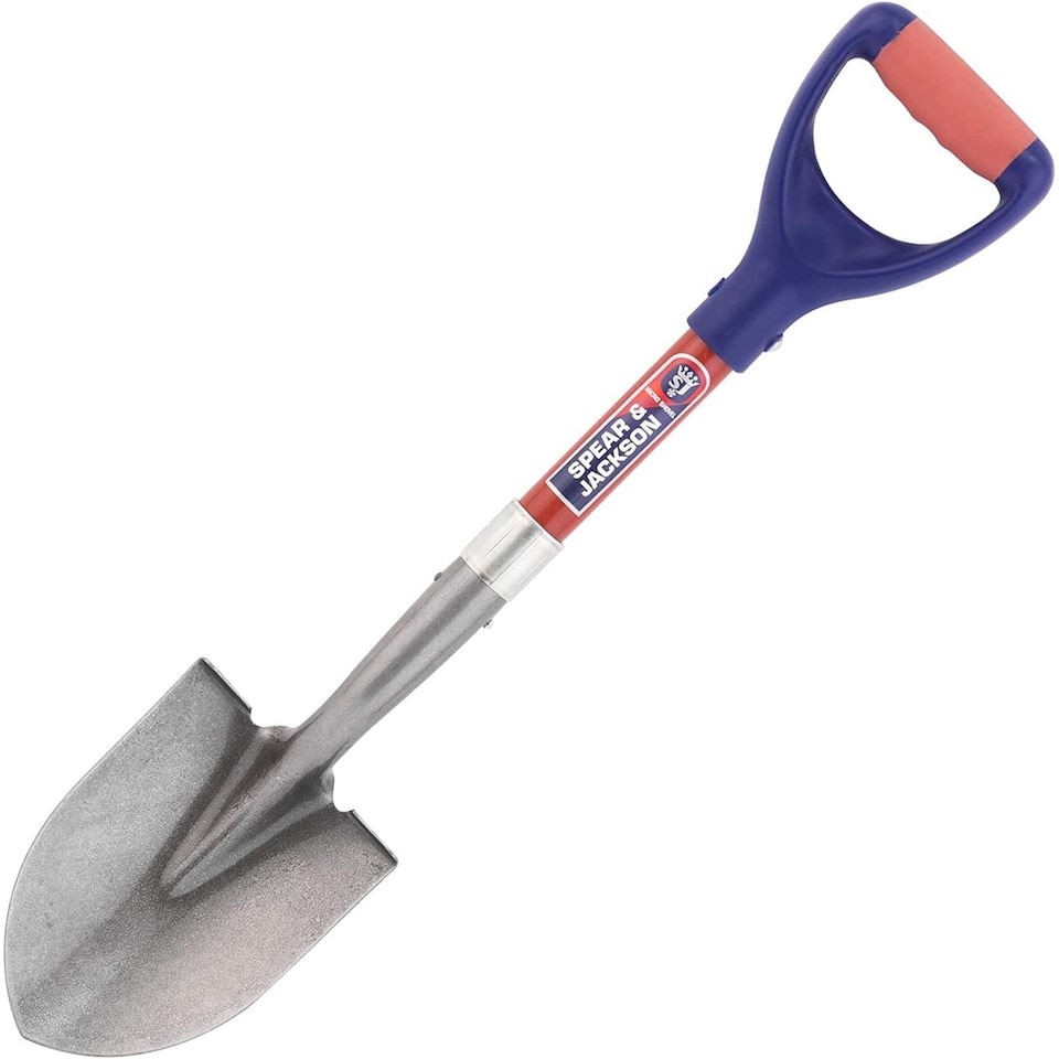 image 1 of Spear & Jackson Micro Shovel, Round Mouth Ideal for Working in Confined Spaces