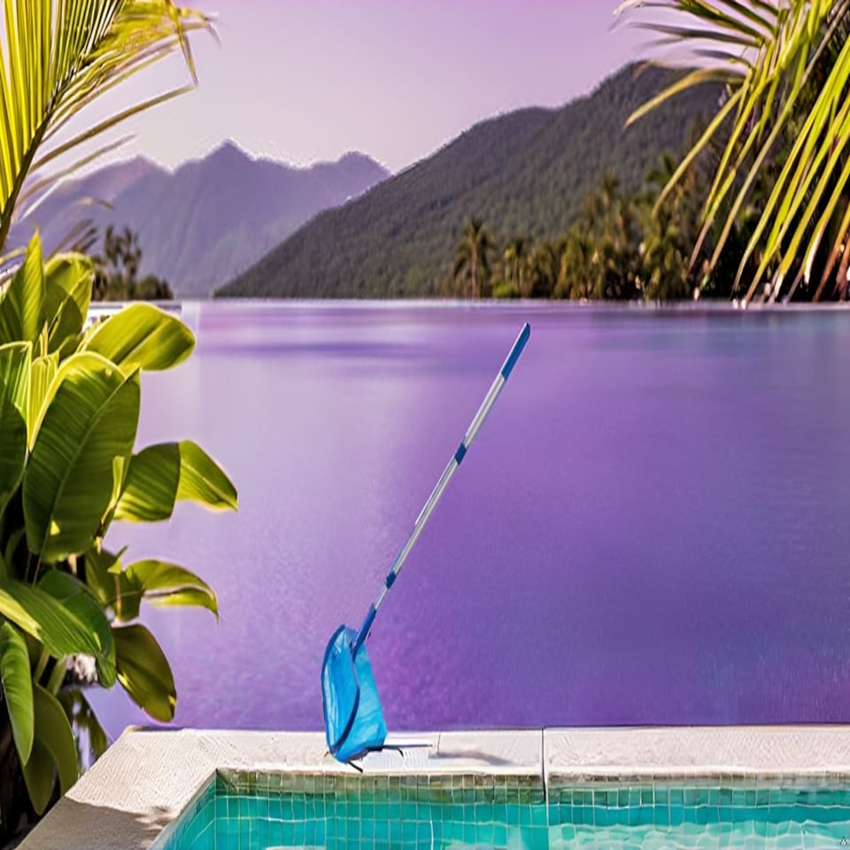 image 1 of Deep Blue Pro Durable Deep Water Leaf Net with 100cm pole