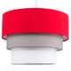image 1 of ValueLights Aztec 3 Tier Red Fabric Ceiling Light Shade Red