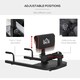 image 3 of HOMCOM 3 IN 1 Squat Machine Sit Up Push Up Gym Work Out Leg Exercise Adjustable