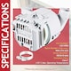 image 5 of Bosch Neff Siemens Dishwasher Heat Pump Motor Flow Main Circulation Assembly Kit (12014980)