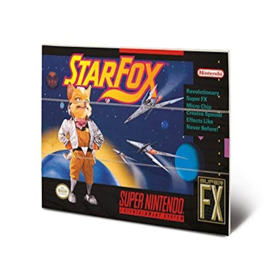 SUPER NINTENDO (STAR FOX) - WOOD PANEL