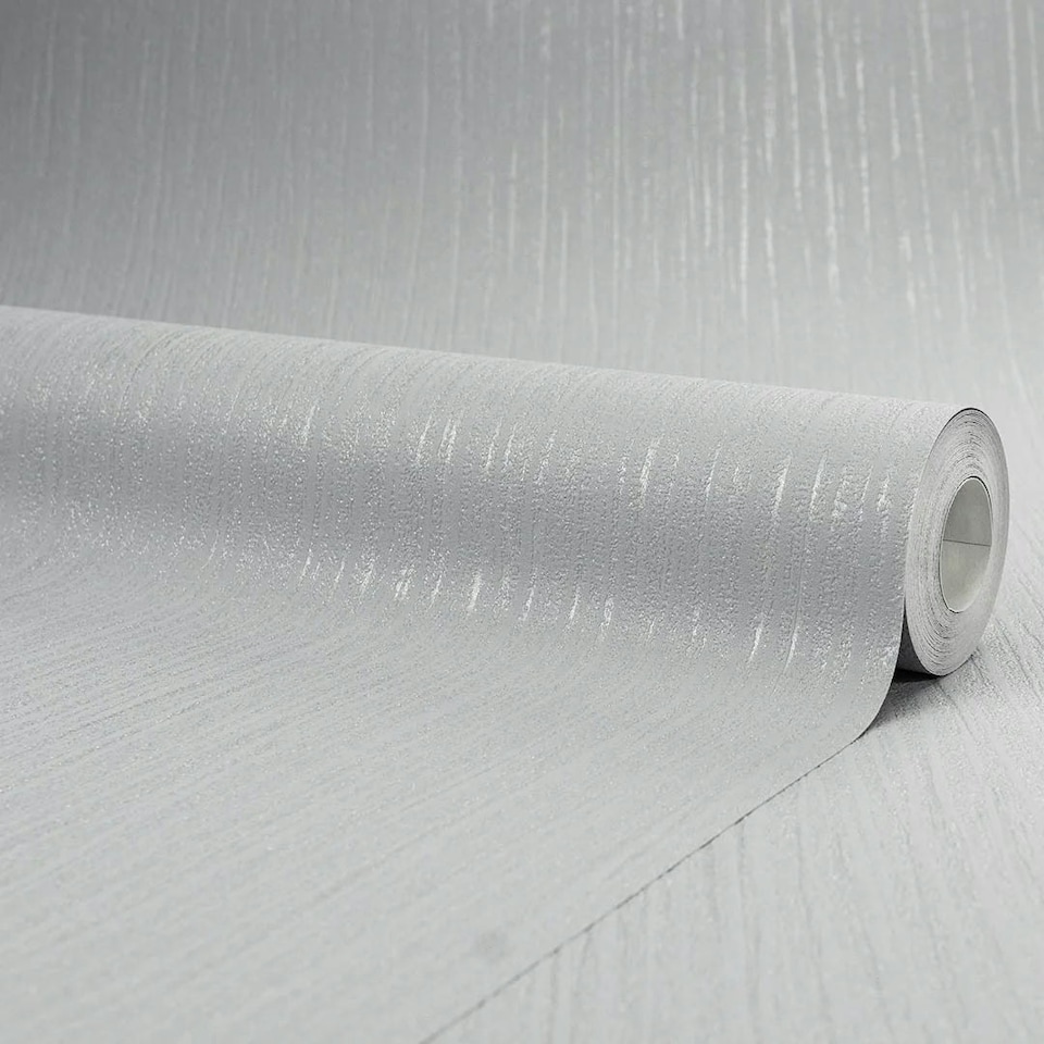image 1 of Sparkle Plain Texture Wallpaper in Grey Multi