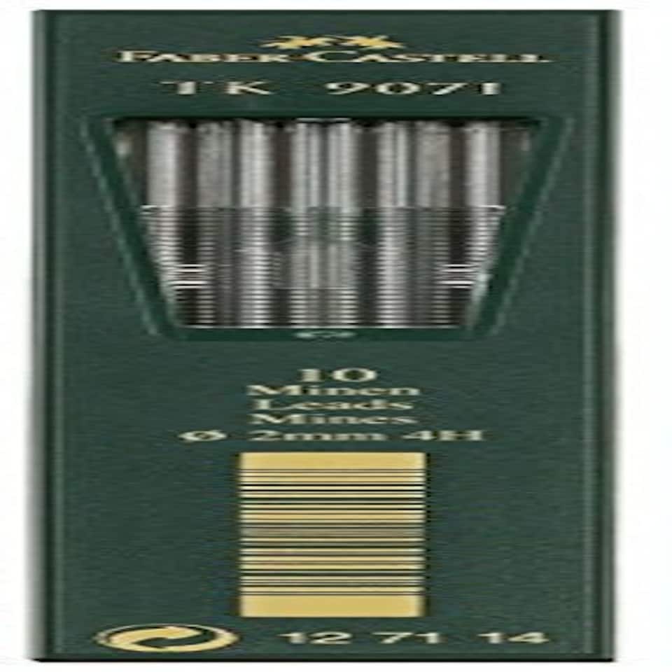 Faber-Castell - TK Clutch Pencil Leads - tube of 10 leads , 2mm, 4H