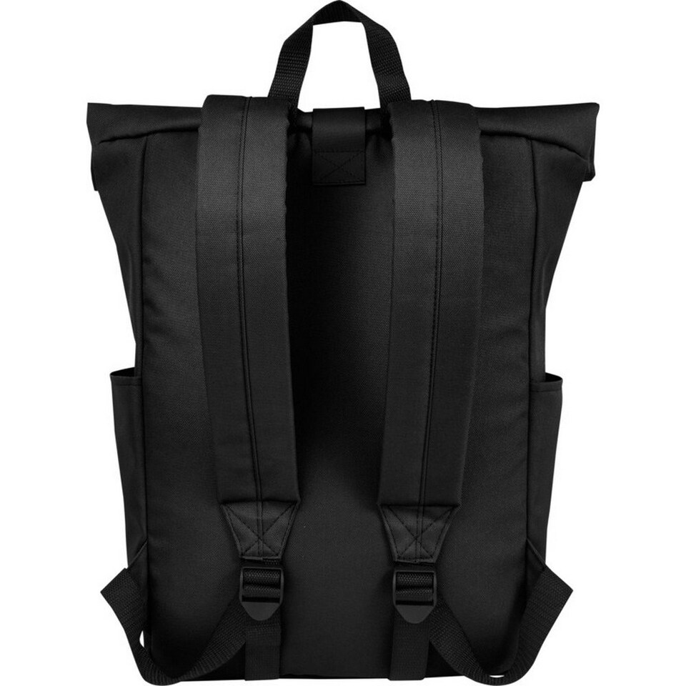 image 1 of Unbranded Byron Roll Up 18L Backpack - Solid Black - One Size