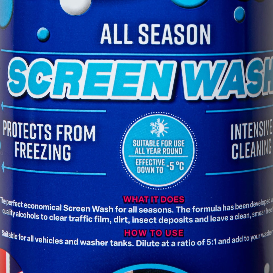 image 1 of 1 Litre All Season Smear Free Windscreen Wash Concentrate For all Vehicles