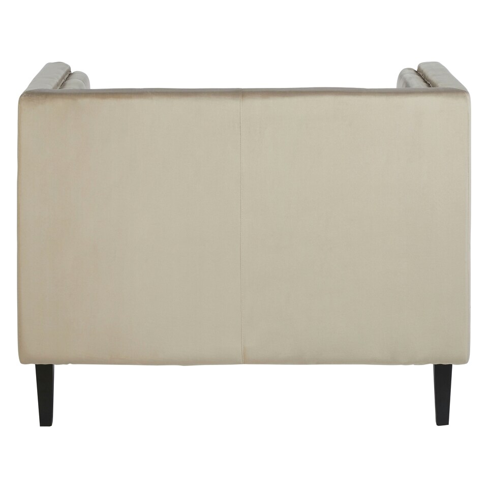 image 1 of Felisa Two Seater Mink Velvet Sofa Brown